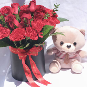 BOX DE ROSAS ROJAS
